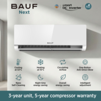 Aire Acondicionado Inteligente BAUF de 12000 BTU, Split Inverter con BMS, Contacto Seco, Actualización OTA, Fácil Mantenimiento