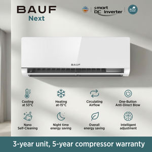 Aire Acondicionado Inteligente BAUF de 12000 BTU, Split Inverter con BMS, Contacto Seco, Actualización OTA, Fácil Mantenimiento - Product Image 3