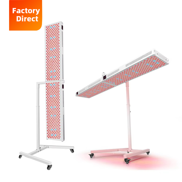 Redfy Red Light Therapy Device Electric Red Light Stand Wheel Floor Vertical Horizontal Rack Red Light Panel Mobile Stand