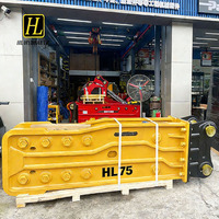 Marteau hydraulique HL175 SB150 pour la démolition du béton et de l'asphalte, prix compétitif avec moteur à haut rendement