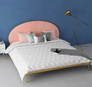 도매 저렴한 블랙 싱글 사이즈 금속 침대 프레임 단 철 침대