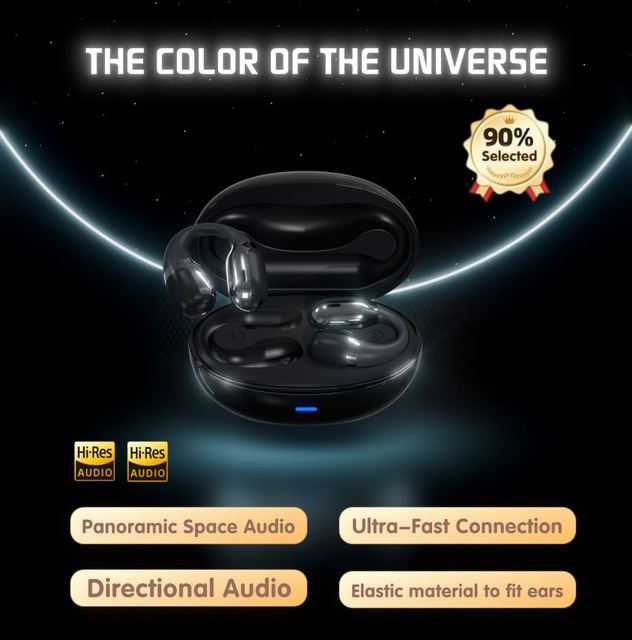 Popular Style Bt Earclip Earphone Earbuds With Smart Voice Reminder And Caller Id
