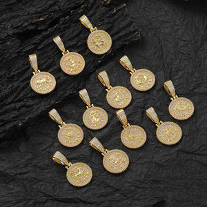 12 pendentifs constellations, colliers superposés style street style, collier pour homme - Product Image 6