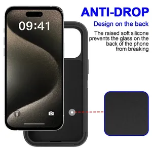 Funda Protectora Resistente a Golpes y Caídas CHAOYIDIAN para <span class=keywords><strong>iPhone</strong></span> 16e, 16 <span class=keywords><strong>Pro</strong></span> <span class=keywords><strong>Max</strong></span>, 15, 14, 13, Cubierta Protectora Reforzada - Product Image 5