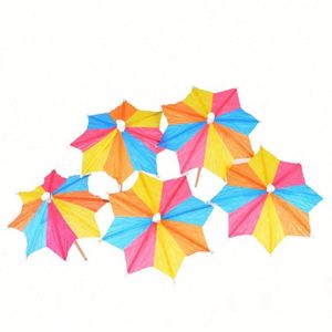 Parasols à cocktail miniatures décoratifs en papier personnalisés avec logo chinois de haute qualité promotionnels - Product Image 2