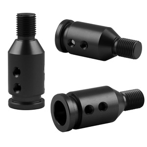 Car Gear <b>Shift</b> <b>Knob</b> Thread Converter Adapter 12x1.25 Universal Aluminum Alloy Adjustable Replacement Screw Extension - Product Image 2