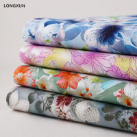 Tissu léger 100 % coton premium 80s, 80 g/m², pour robes et chemisiers d'été et d'automne, tissu doux et respirant