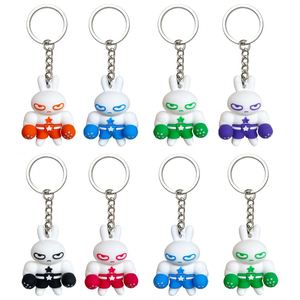 Personnalisé logo personnalisé imprimé pvc caoutchouc <span class=keywords><strong>anima</strong></span> mignon ours rose cochon dessin animé anime 3d porte-clés cochon porte-clés - Product Image 5