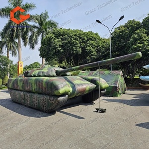 Modelo de Tanque Panzer Inflable, Simulacro de Tanque Inflable, Vehículo Blindado Inflable - Product Image 2