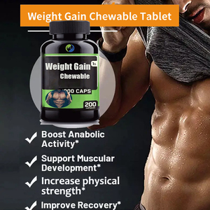 OEM aumento di peso integratore per gli uomini e le donne migliorare la densità ossea supporto immunitario rapido aumento di peso pillole masticabili compresse - Product Image 4