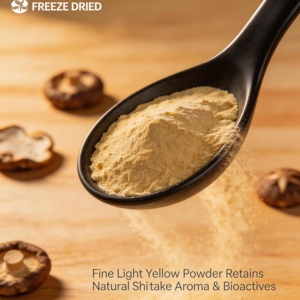 Pó de Cogumelo <span class=keywords><strong>Shiitake</strong></span> Liofilizado 100% Puro Sem Aditivos Grau Alimentar Alta Concentração de Beta-Glucanos Solúvel em Água Alimento Saudável Bebida - Product Image 3
