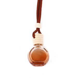 Custom 10ml Clear Colored Apple Shape Hanging <b>Car</b> Aroma Diffuser Glass Bottle - Product Image 2