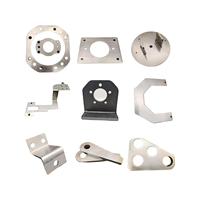 Pièces en tôle d'aluminium 6061 et d'acier inoxydable OEM, estampage et pliage, prototype rapide, tolérance de 0,1 mm