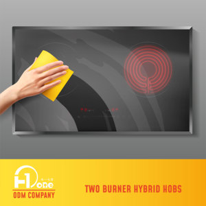 <span class=keywords><strong>Cocina</strong></span> <span class=keywords><strong>Eléctrica</strong></span> Integrada de Cerámica con Inducción Infrarroja de 2 Quemadores con Control Táctil, Electrodoméstico <span class=keywords><strong>Portátil</strong></span> para el Hogar - Product Image 3