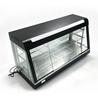 Vitrine chauffante électrique de haute qualité LIBERMANN pour la restauration rapide, vitrine chauffante pour hôtels et restaurants