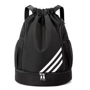 <b>Drawstring</b> <b>Backpack</b> Large Capacity Lightweight Dry Wet Separation Sport Bag Outdoor Swimming Basketball Travel 20L Waterproof - Product Image 2