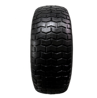 Nouveau prix usine Roue en mousse PU 16x6.50-8 avec jante métallique et roulement à billes, capacité de charge 300 kg, garantie 1,5 an, pour entrepôt et tondeuses à gazon