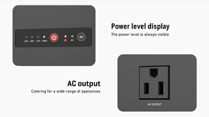Puissance de stockage d'énergie de la centrale électrique portable 100wh avec batterie lithium-ion 18650 bon prix pour le camping en plein air pique-nique voyage - Product Image 5