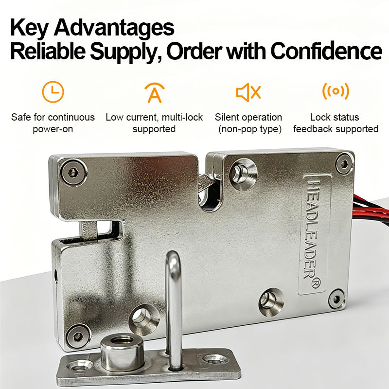 11mm Anti-pry Ultra-slim Smart Electric Door Lock Retaining HLD9912 Anti-theft Waterproof For Parcel Locker And Storage Cabinet · image 6
