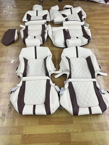 อะไหล่รถยนต์หนังหุ้มที่นั่ง7ที่นั่งสำหรับ Toyota Land Cruiser LC200 LC300 LC350ถุงลมนิรภัย Prado - Product Image 1