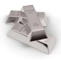 Argent Métallique de Haute Pureté à Bas Prix, Lingot de Platine Pur, Lingots Anodiques les Plus Populaires Fabriqués en Chine