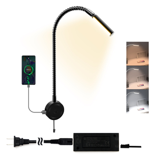 Vst <span class=keywords><strong>LED</strong></span> giường Đèn giường bên ánh sáng 5V USB cổ ngỗng giường <span class=keywords><strong>Led</strong></span> Đọc ánh sáng siêu chất lượng cảm ứng Dimmer chuyển đổi USB có thể sạc lại - Product Image 2