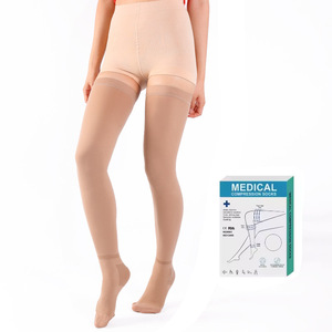 <span class=keywords><strong>Medias</strong></span> de <span class=keywords><strong>Compresión</strong></span> TED hasta el Muslo, Personalizadas, de Grado Médico, Antiembólicas, 15-20 mmHg, con Banda Antideslizante, para Mejorar la Circulación - Product Image 1