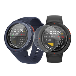 Protecteur d'écran, en verre trempé 9H 2.5D pour Xiaomi <span class=keywords><strong>Amazfit</strong></span> Verge <span class=keywords><strong>Lite</strong></span>, 0.3mm, Super transparent, 2 pièces - Product Image 1