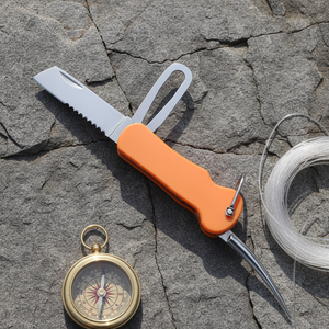 Couteau <span class=keywords><strong>de</strong></span> poche pliant SELAN en acier 3Cr13 avec manche en plastique, qualité industrielle, pour marins, navigation et activités <span class=keywords><strong>de</strong></span> plein air B06 - Product Image 3