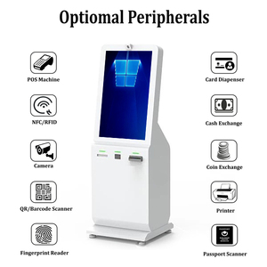 自立型24/32インチ発券キオスク機セルフサービス端末チケットタッチキューキオスク - Product Image 3