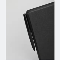 Cahier A5 personnalisé avec stylo Business Interlayer Couverture rigide en cuir 60 feuilles Cadeau de planificateur relié thermique