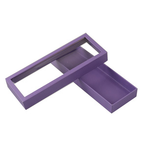 Boîte cadeau en papier avec logo personnalisé pour bonbons pour biscuits alimentaires avec vitrine Laminage mat Matériaux recyclés - Product Image 3