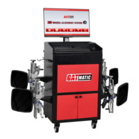 Système d'alignement de roues 3D professionnel GATmatic GA-300M certifié CE/ISO, machine d'alignement 4 roues avec 4 cibles étanches pour pneus