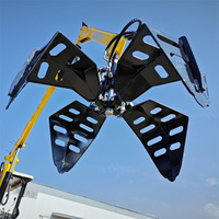 Trekker Palmbes Fruit Kraan Grabber Grijper Machine Ffb Kraan