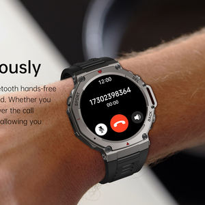 2025 DM58นาฬิกาอัจฉริยะของผู้ชายโทรด้วย BT หน้าจอ AMOLED 1.43นิ้ว500mAh GPS ติดตามเข็มทิศกลางแจ้งเข็มทิศสำหรับกีฬา reloj - Product Image 3