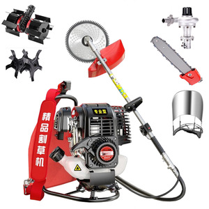 Débroussailleuse et coupe-bordures à essence 4 temps portable OEM en métal, outil <span class=keywords><strong>de</strong></span> jardinage multifonctionnel avec accessoires personnalisés - Product Image 2