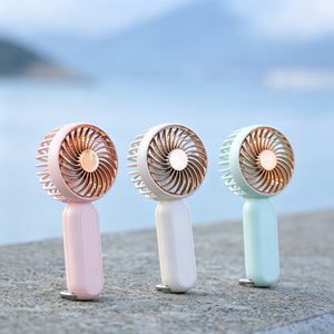 Custom Logo <b>Mini</b> Portable Handheld <b>Fan</b> Rechargeable <b>USB</b> Pocket <b>Fan</b> 3 Speed Adjustable Small Hand <b>Fan</b> For Outdoor Travel Camping - Product Image 1