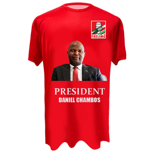 T-shirt de campagne électorale rouge 110 g/m² avec impression personnalisée de photo et de logo du candidat - Product Image 6