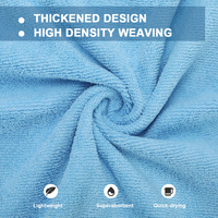 Serviette en microfibre de polyamide tricotée chaîne, écologique, personnalisable avec logo, multicolore, légère, marque HUANYANG, idéale pour les voyages (vente en gros)