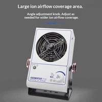 Ventilateur Ionisant Compact de Table Chine, Mini Souffleur Antistatique, Ioniseur ESD, Éliminateur Statique de Bureau, Inclinaison Réglable, CA