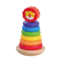 Juguete apilable inteligente de madera Montessori de diseño popular para niños