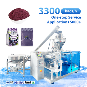Easy To <b>Operate</b> Automatic Doypack Packaging Machine Acai Berry Powder Fruit Powder Filling Sealing CE certification - Product Image 1