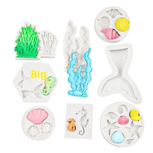 Stampo <span class=keywords><strong>in</strong></span> Silicone Fai-da-Te a Tema Marino <span class=keywords><strong>per</strong></span> Decorazione <span class=keywords><strong>Torte</strong></span>, Gelatine, <span class=keywords><strong>Zucchero</strong></span>, Cioccolato, Fondente, Utensile <span class=keywords><strong>per</strong></span> Pasticceria - Product Image 4