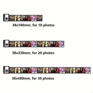 Sublimation <b>Blank</b> Camera Film Roll Personalized Picture Keychain - Product Image 4