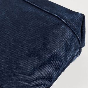 Bolsas de Maquillaje de Lona Azul Marino para Mujer, Personalizables con Logotipo, Portátiles, con Cierre, Organizador de Viaje Ecológico para Artículos de Aseo - Product Image 3