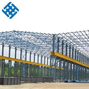 Construcción de edificios de acero ligero, estructura de metal resistente al viento, duradero