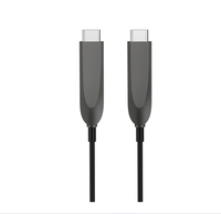 Cable Óptico Activo Tipo C de 10 Gbps, 8K, 60 Hz, 4 Núcleos, Chapado en Oro (10M-100M), Macho a Macho, AOC para Altavoces y Monitores