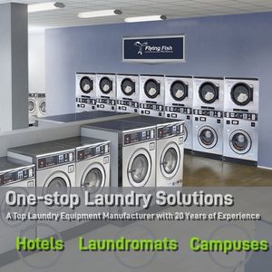 Gewerbliche Waschmaschine und Trockner für Waschsalons, Stapelbare Maschine für Gewerbliche Wäschereien - Product Image 4