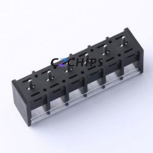 DBT40C-9.5-6P-BK-P Barrier Terminal Block Through hole Component (THT),P=9.5mm Connector 9.5mm 20A 300V - Product Image 2