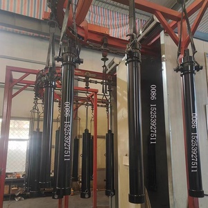 Cylindres télescopiques à simple <span class=keywords><strong>effet</strong></span> de 12 tonnes 108 pouces de course tourillon de montage <span class=keywords><strong>vérin</strong></span> <span class=keywords><strong>hydraulique</strong></span> à <span class=keywords><strong>double</strong></span> <span class=keywords><strong>effet</strong></span> pour remorque à benne basculante - Product Image 6